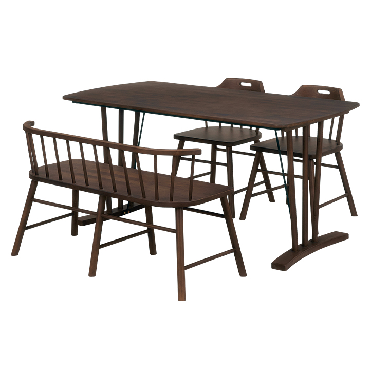 ダイニングセット 4点 幅155cm Berks(バークス) 3色対応の通販情報