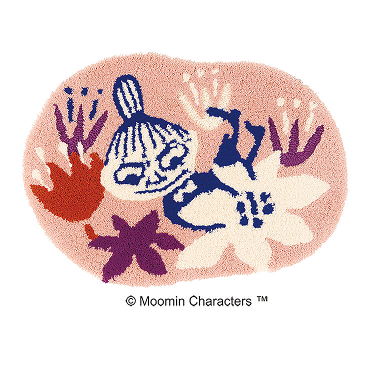 ラグ キャラクター 75x55cm MOOMIN コバナマット ホットカーペット 床