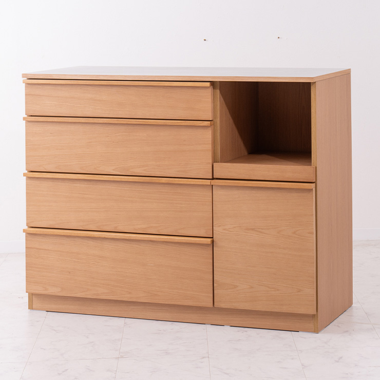 キッチンカウンター 幅120cm 完成品の通販情報 - 家具通販のわくわく