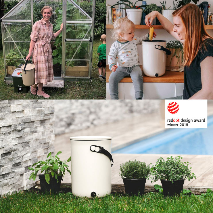 コンポスト 生ゴミ処理機 BO2 3色対応の通販情報 - 家具通販のわくわく