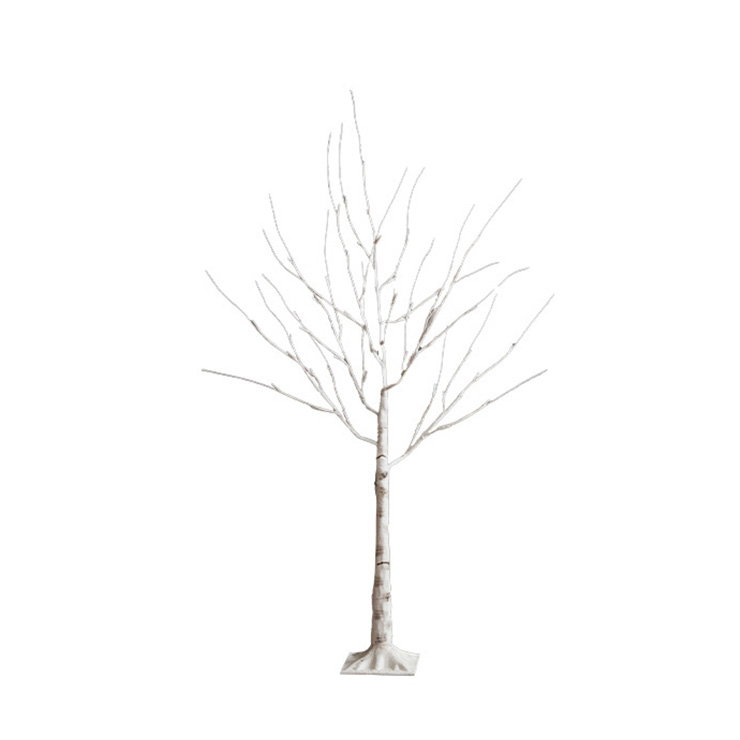 LEDライト付き 白樺風ツリー Schnee(シュネー) 高さ120cmの通販情報