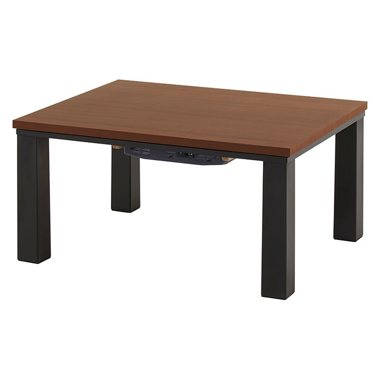 こたつ② 楽天市場】カジュアルコタツ こたつ 75×60cm こたつテーブル 長方形