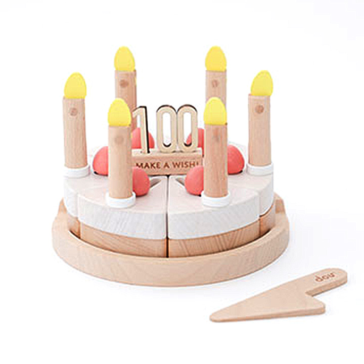 木製おもちゃ dou? 木のケーキ make a wish(メイクアウィッシュ)の通販 