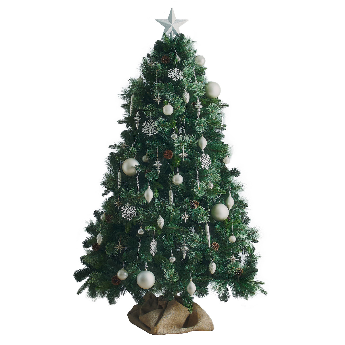 クリスマスツリー Luminous(ルミナス) オーナメントセット 180cm 2色