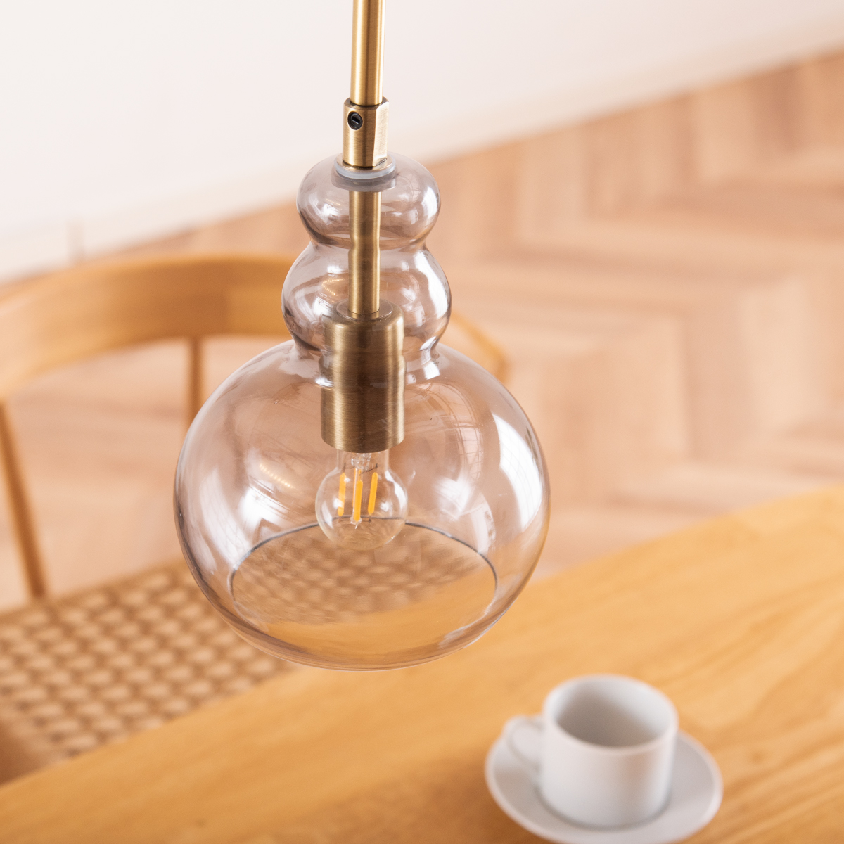 ペンダントライト シーリングライト 1灯 LED電球 ガラスシェード