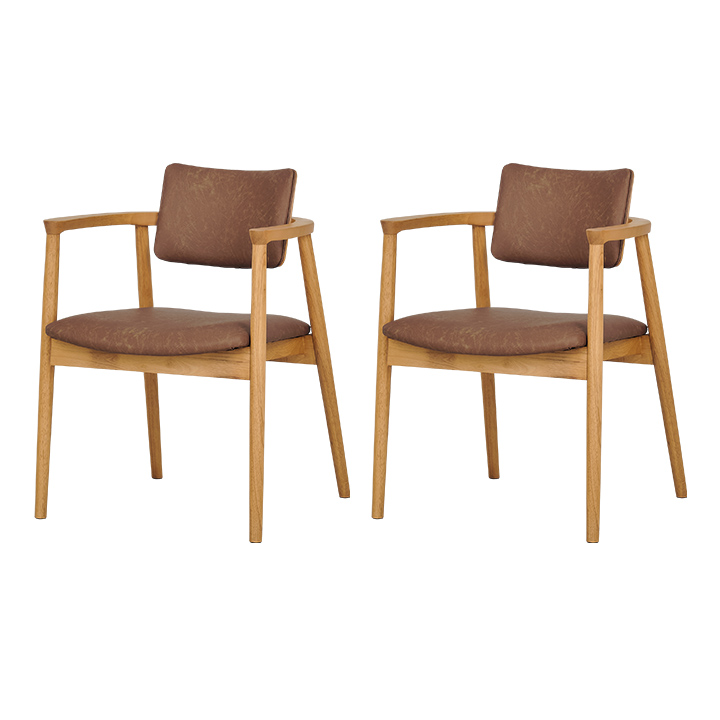 ダイニングチェア Noopy(ヌーピー) 2脚セット 2色対応の通販情報