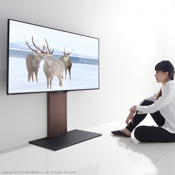 60インチ対応 WALL(ウォール) ロータイプ 壁寄せTVスタンドの通販情報