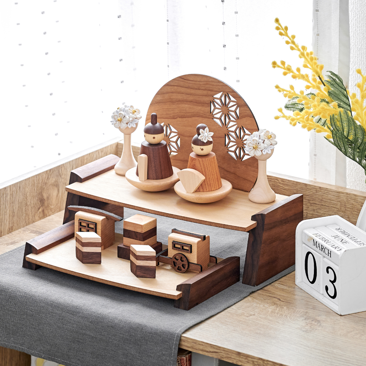 カネイ小川｜高級ひな人形２段フルセット ひな人形オリジナルセット】節句人形アドバイザーのいる店 カネイ小川