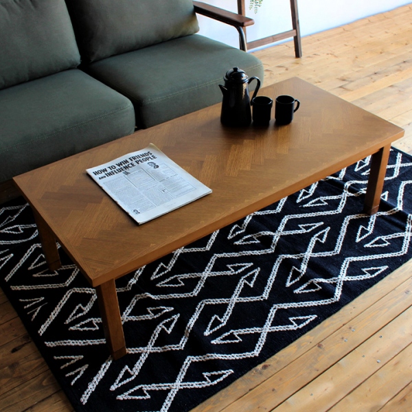 こたつテーブル 単品 長方形 Coopus クーパス Kt 113 130 60cmの通販情報 家具通販のわくわくランド 本店