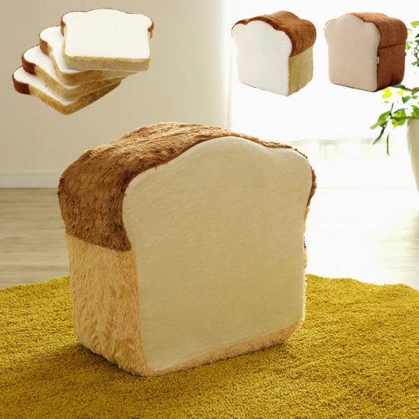日本製 pancushion(パンクッション) 食パンクッション 4枚セット 低反発ウレタン使用