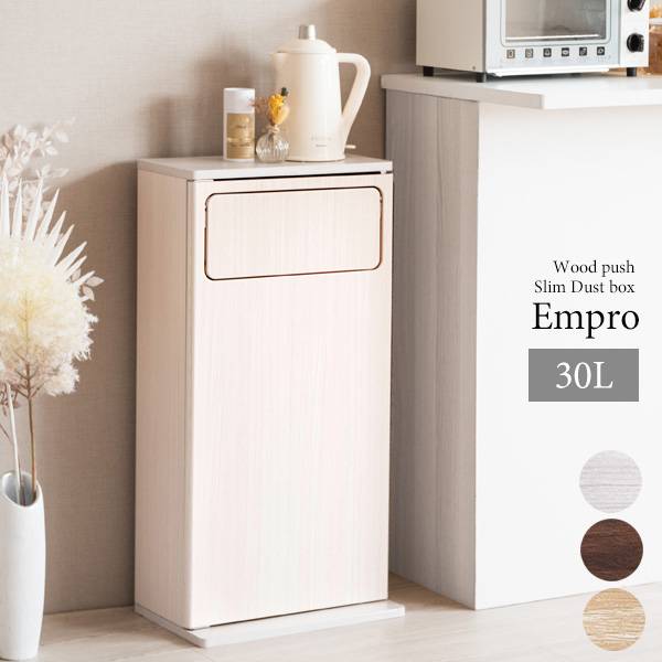 スリムプッシュダストボックス Empro(エンプロー) DB-250 30L 3色対応