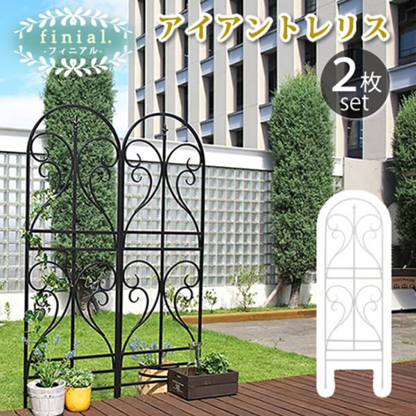柵 アイアントレリス フィニアル 2枚組 2色対応