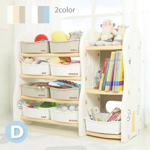 ifam(アイファム) コンビネーションシェルフ Dタイプ 幅115cm 収納棚 本棚 2色対応