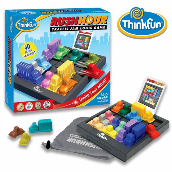 知育玩具 ThinkFun(シンクファン) ラッシュアワー 全40問 CEマーク付き