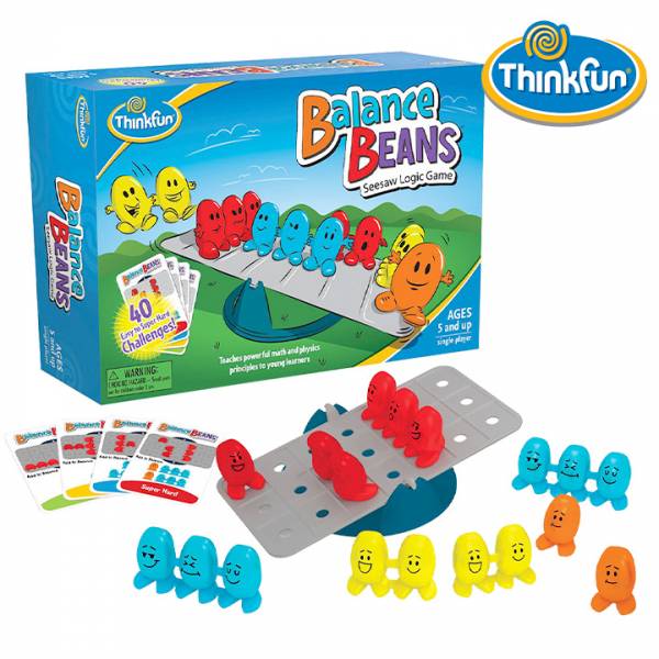 知育玩具 ThinkFun(シンクファン) バランス・ビーンズ 全40問 CEマーク付き