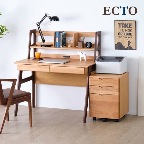 デスク 幅105cm ECTO(エクト) 3点セット