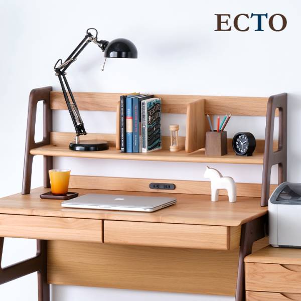 ECTO(エクト) 専用上棚 99 NA デスクシェルフ コンセント付き
