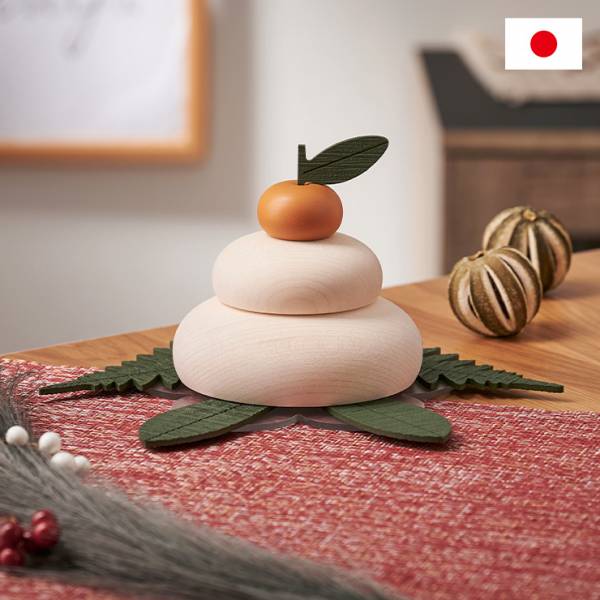 日本製 きのいい鏡餅 桜プレート付の通販情報 - 家具通販のわくわく