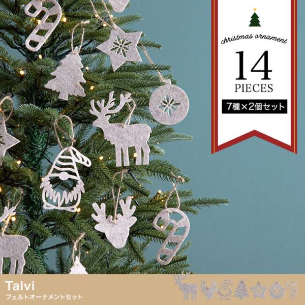 フェルトオーナメント Talvi(タルヴィ) 14点セット