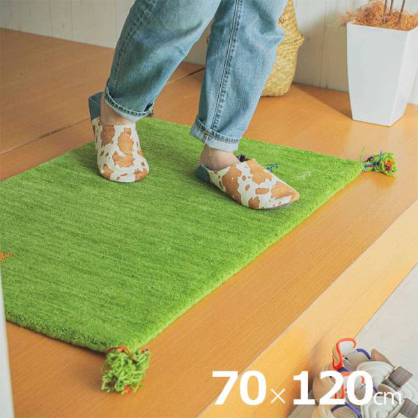 玄関マット 70x120cm アヤカ 6色対応 ホットカーペット 床暖房対応