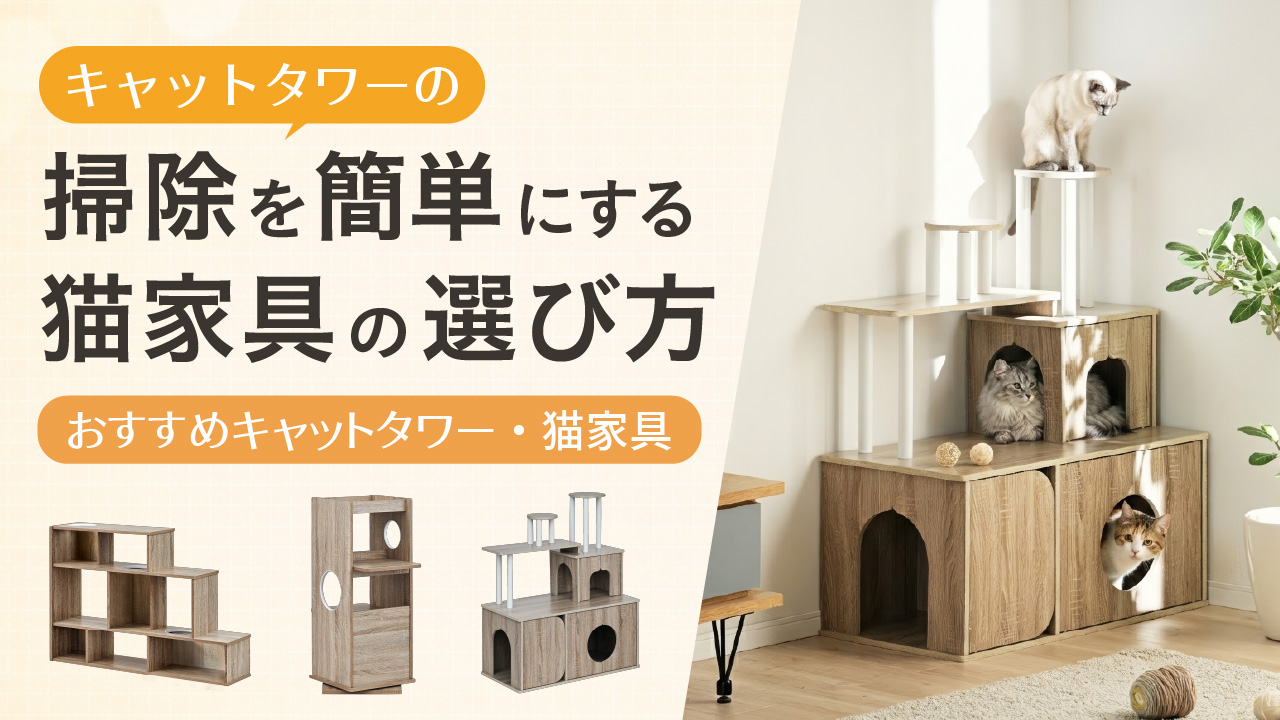 キャットタワーの選び方