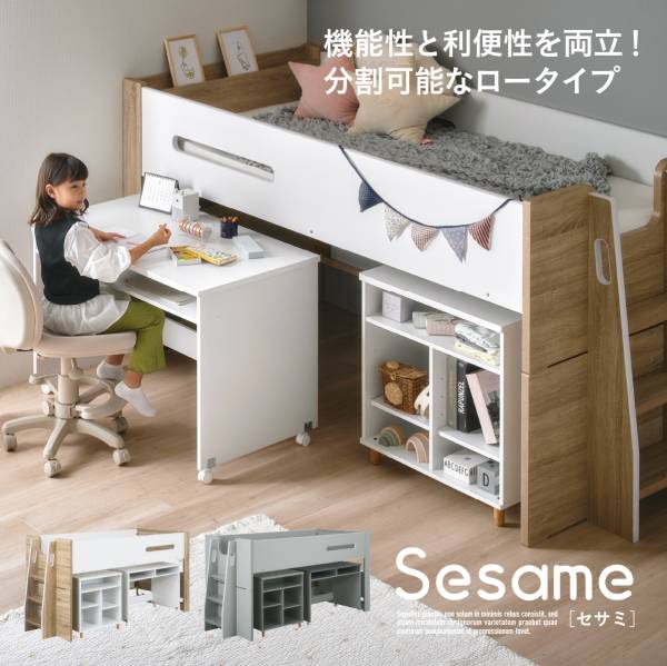 機能性と利便性を両立 分割可能なロータイプ Sesame(セサミ)